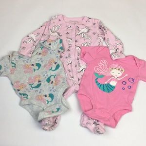 ROSIE POPE Mermaid/Pegasus onesie bundle